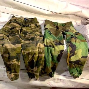 Bundle of (2) Boy’s Camo Pants